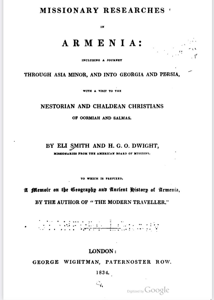 American missionary Eli Smit discusses  #Caucasian  #Albanian|s in  #Karabakh region and mentions that some of them still live "near Bakoo". These are Uti- #Udins and "near Bakoo" is several of their villages in Oğuz and Qabala districts in modern  #Azerbaijan Republic. (1)