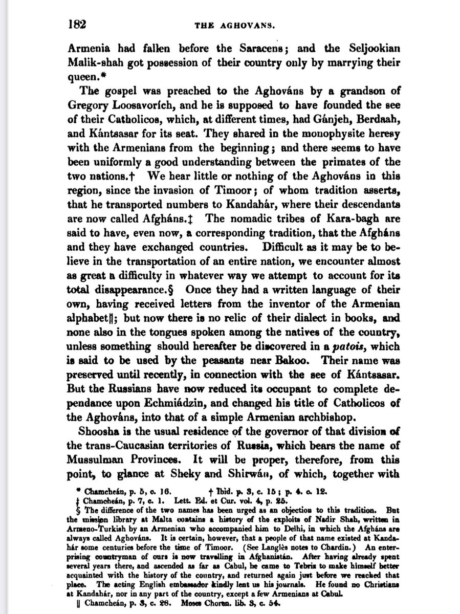 American missionary Eli Smit discusses  #Caucasian  #Albanian|s in  #Karabakh region and mentions that some of them still live "near Bakoo". These are Uti- #Udins and "near Bakoo" is several of their villages in Oğuz and Qabala districts in modern  #Azerbaijan Republic. (1)