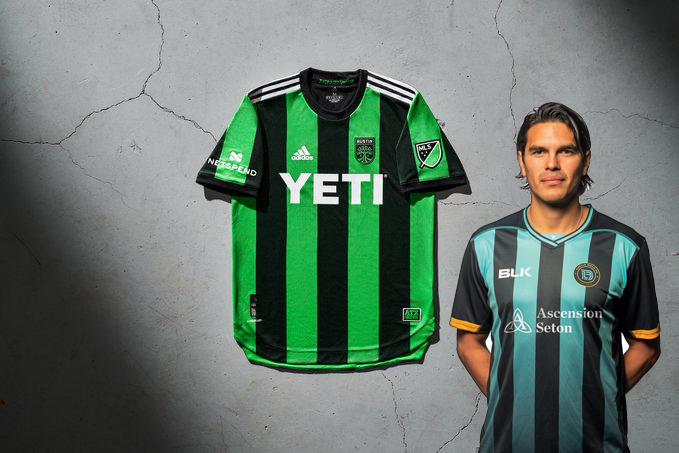 JorgeIturralde's tweet photo. Los mismos colores, las mismas rayas que @AustinBoldFC, habrá sido intencional @AustinFC ? #AustinFC #AustinBold https://t.co/lIIjGkkgql