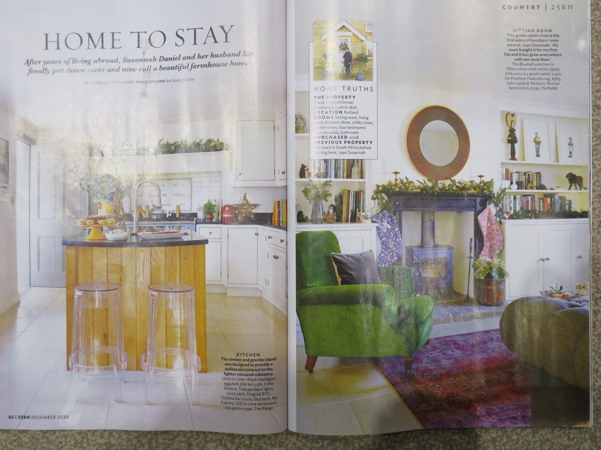 Great to see 2 fab Rutland homes in <a href="/25BHomesMag/">25 Beautiful Homes</a>   Thanks Susannah in Whissendine and the boys from @Catesbys Pics Rachael Smith, words by me #freelancewriter #propertywriter #interiorswriter #interiors #interiordesign #interiordesigninspiration #countryliving #countryhomes
