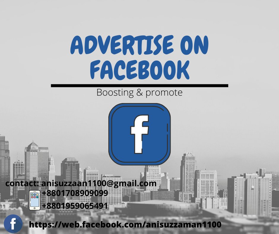 DigitalMkt_USA's tweet photo. Good News! 
Today is #advertising in my discussions for #promoting your business only. I have experienced #Facebook_Marketing. I follow all the rules of #Facebook_ad.
Details: 
https://t.co/JAEhYm6PZk
https://t.co/TFfH9s6oo5
E-mail:www.anisuzzaman1100@gmail.com 
#GOTY https://t.co/2QboVtefrS
