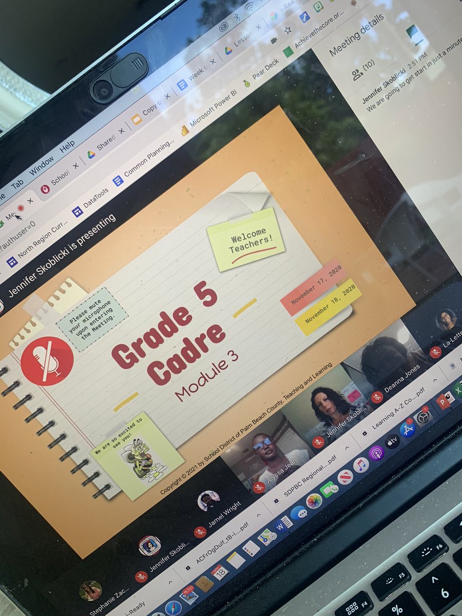 VernickaMurray's tweet photo. Happening Now! 5th Grade Cadre - Module 3. Come join us ❤️ https://t.co/2V2W6XJXiA