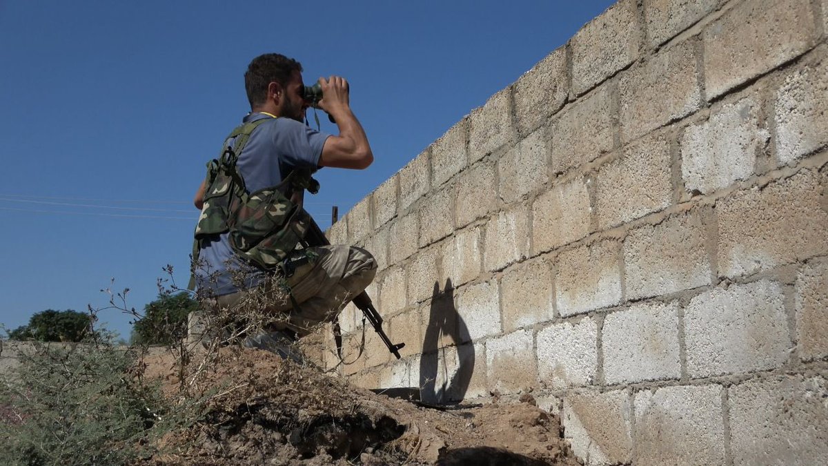SyriacMFS's tweet photo. #Syriac Military Council, MFS fighters on the mission for the protection of the northern Syria region. https://t.co/oZNkIuIb1q