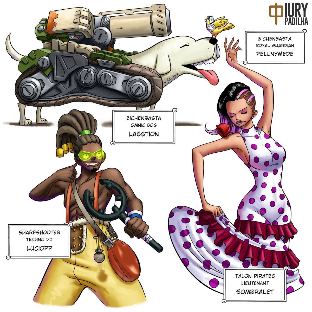Iury Padilha Commiss Closed On Twitter When I Did An One Piece Overwatch Crossover I Didn T Make All Characters