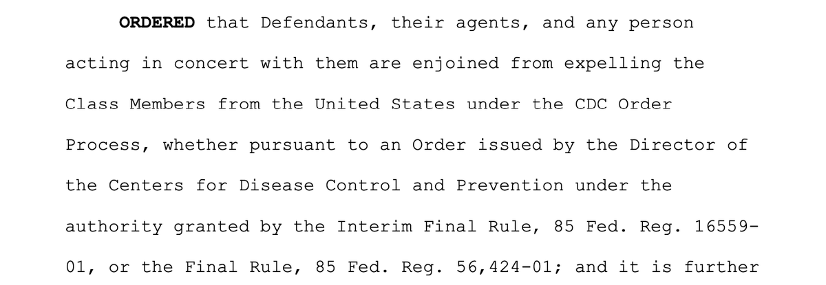 Judge Sullivan certified all unaccompanied migrant children who are or will be in US custody as class members in the court case and blocked DHS from expelling them.The  @ACLU's  @leegelernt will now represent them in court. He called the expulsions "cruel and unlawful." 14/