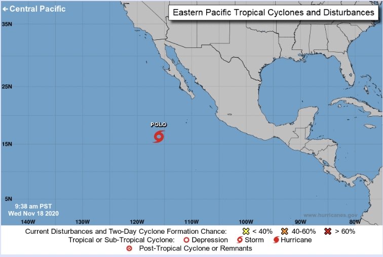 Nearly 3 months after Marco formed in the Atlantic, the Pacific has answered.