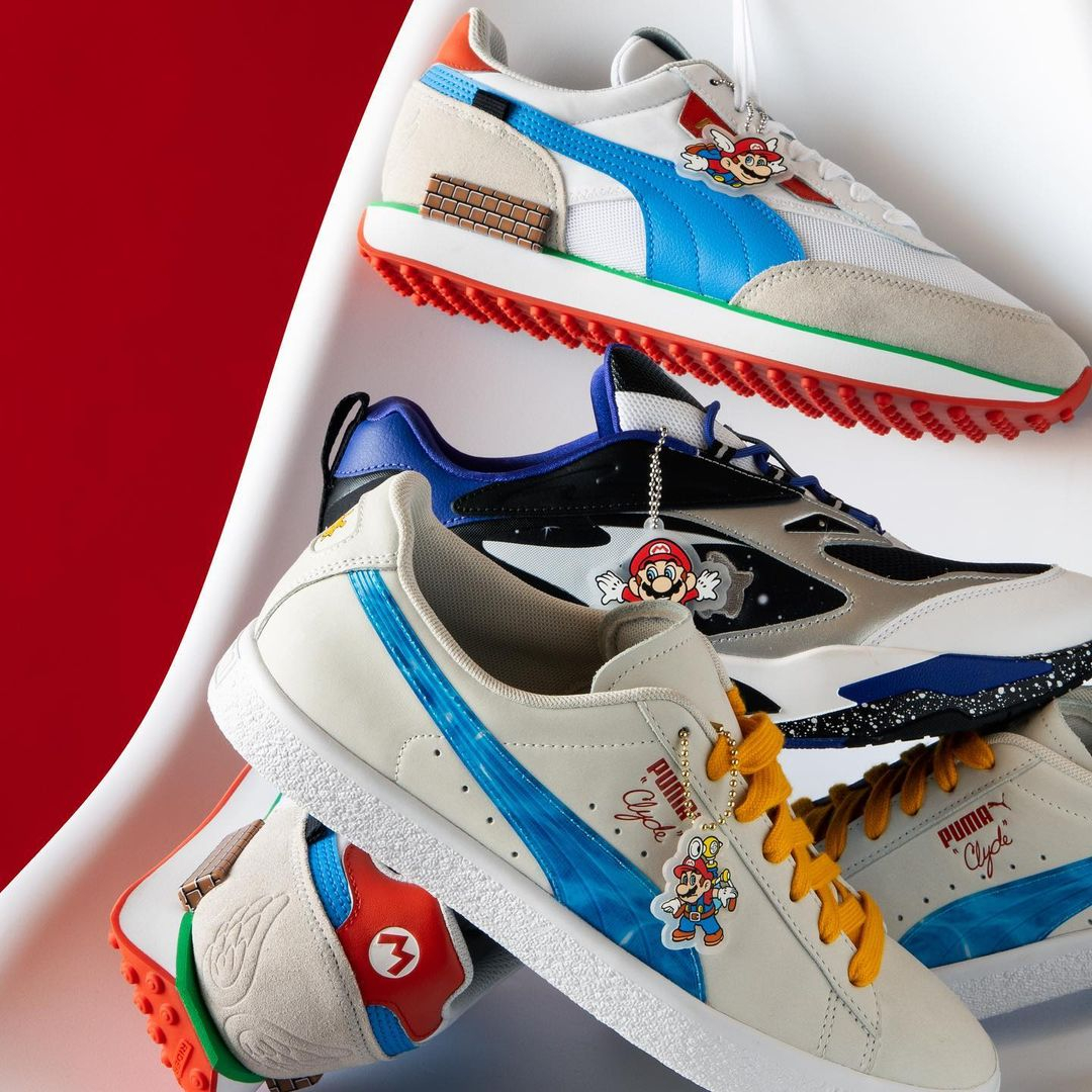 puma clyde nintendo