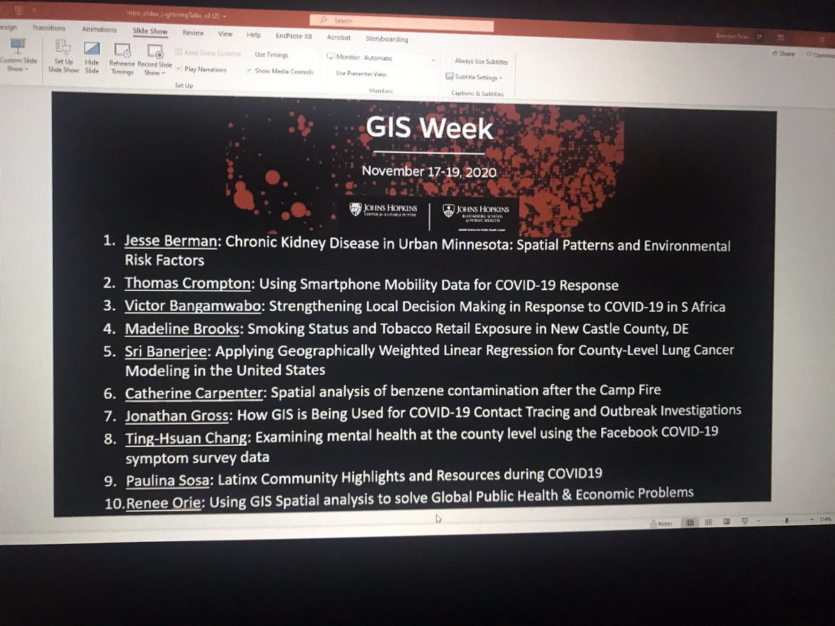 ltxvoces's tweet photo. Nuestra directora @psosa077 presenting for #GISWeek with @JohnsHopkinsSPH on Latinx Resources & Representation during #COVID19.
#latinxdata #publichealth #nuestracomunidad #data #dataviz #GIS https://t.co/vOVbS6PEyI
