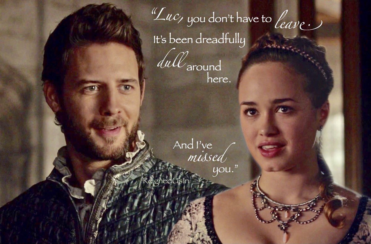 “I’ve missed you.” #theresalwayshope #lucandclaude #Reign Rewatch 4x14