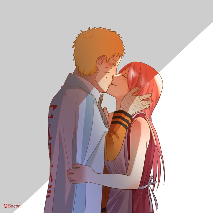 Naruto and Sakura. #fanart. 