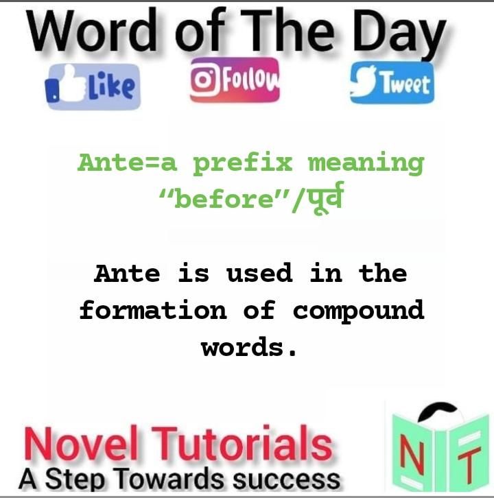 NovelTutorials's tweet image. #newwordeveryday #FunWithLanguage #education #LanguageExpert #dailylearning #knowledge #GoOnline #funfacts #BrainTonic #EasyEnglish #OneWordDaily #meanings #NewWords #synonyms #GeneralEnglish #MagicOfWords #SentenceBuilding #UseNewWords #HindiMeaning #LoveEnglish #StudyEnglish