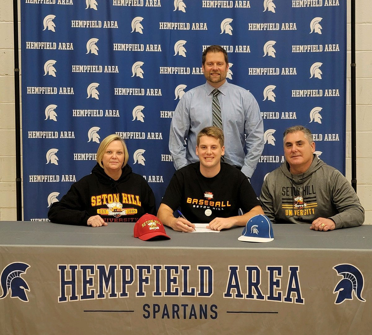 Congratulations to Christian Zilli on committing to Seton Hill University!