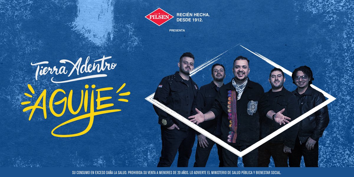 PilsenPy's tweet photo. Talento nacional con reconocimiento internacional, te traemos lo nuevo de @TierraAdentroPy: Aguije. 

Disfrutá del álbum completo en todas las plataformas digitales. DALE PLAY: https://t.co/fCZIMsaQju https://t.co/Wi0l9FKA76