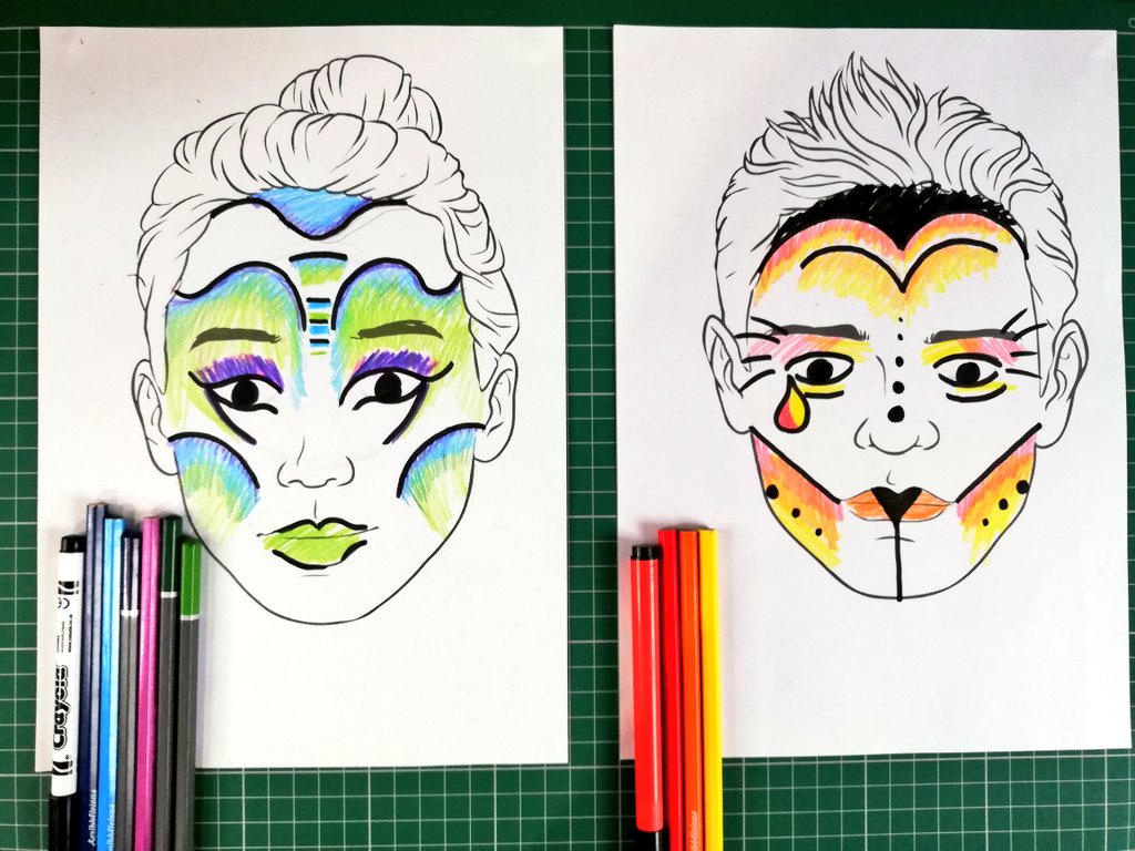 So proud to support <a href="/TuneupArts/">TuneUp Arts</a>, encouraging school children to get creative on Tuesday 24th Nov for #TuneUpTuesday !

Register your #school &amp; access a free library of #arts activities, inc mine: design creative makeup for a #circus performer! 
tuneup.life/take-part
Peek below: