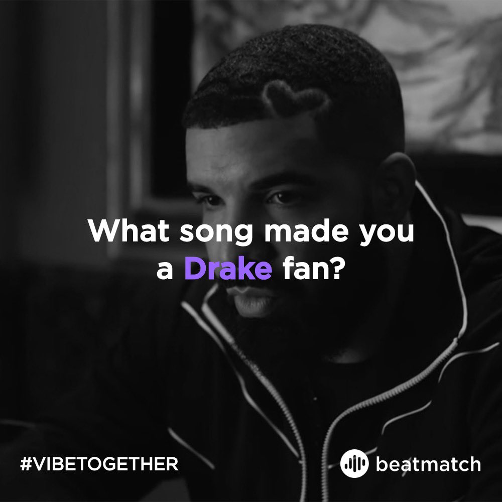 joinbeatmatch's tweet image. Drake’s “November 18th” turned a lot of people into lifelong fans. What song made you a @Drake fan? #beatmatch #vibetogether #drake
