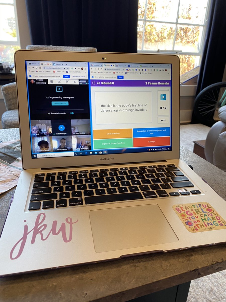 MCMS_7th_Grade's tweet photo. When the students beat you at your own game...🤣Am I right @c_flotlin? Science and ELA pulling out all the stops to engage students during virtual instruction. #ourstudentsaresmart @PlayBlooket @MCMS_Bulldogs @JwillisMcms @ronnie_shipman #PineappleMCMS https://t.co/lbGVpKLuzW