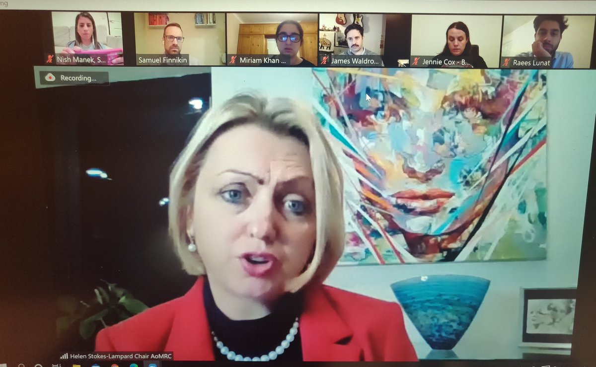 NextGGP's tweet photo. 'I never saw myself in the top job...always a back room person' 

Also mentions the infinitely wise, kind, and generous @DavidAHaslam as a role model for her.

(... and you can hear our interview with David for Episode 1 of our #NextGenCast!)

#NextGenWebinar https://t.co/lZ2yJXNvXK