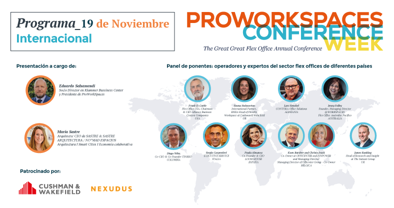 ACW_asociacion's tweet photo. 🌏El día más #internacional de la #oficinaflexible de la mano de grandes expertos y operadores de #coworking #centrosdenegocios #workspaces que nos hablarán del presente y futuro del sector en diferentes países @CushWakeSPAIN @Nexudus
🔴 En directo desde https://t.co/qSiAa10DNG https://t.co/BAfmN1gdnt