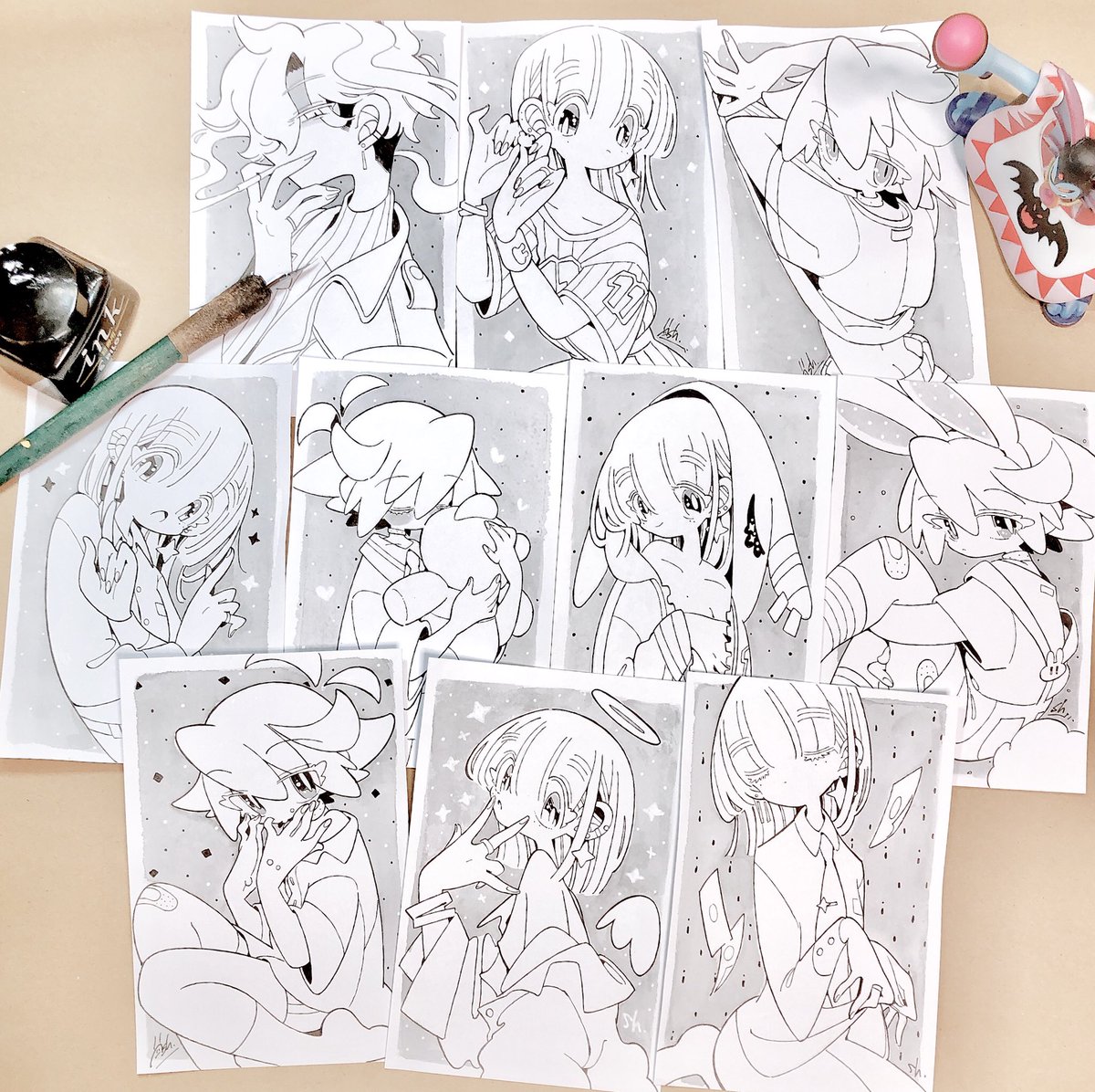 こんなもんかな〜✍️ 