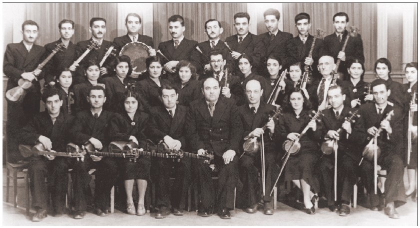 Azerbaijan State Orchestra of Folk Instruments based in Baku, Azerbaijan. Established in 1931.Azərbaycan Dövlət Xalq Çalğı Alətləri Orkestri http://www.mugam.az/  #Orchestra  #OrchestraDiversity  #DiversityofOrchestra 41/