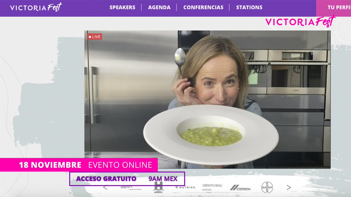 Victoria147org's tweet photo. ¿Qué tal les pareció la preparación de este delicioso Risotto de aguacate con la chef Ana Martorell?🥑   

#VictoriaFest2020 #VictoriaFestDigital #NewMeaningNewMe https://t.co/5zjVBXrKlJ
