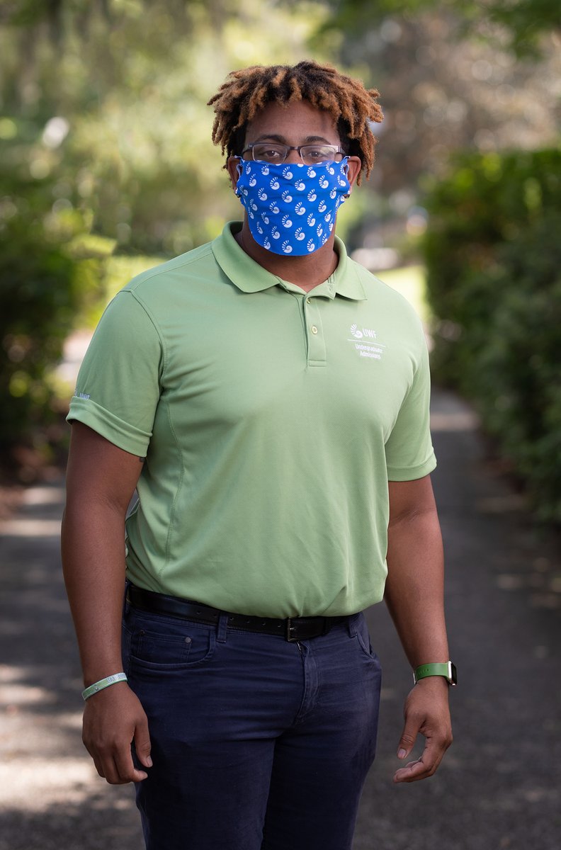 UWF's tweet photo. "I wear a face covering so I can protect myself, my friends, family and those around me." —Kenneth Burrell '21
#ShieldUpArgos | #UWFStreetTeam https://t.co/bKcyQoQeIc