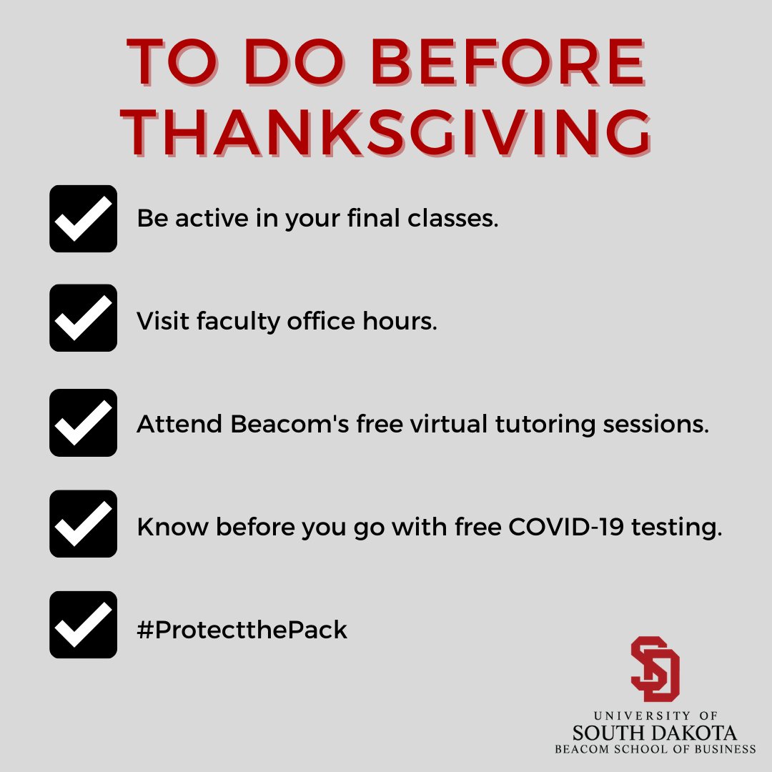 Only 5 more days of regular classes, set yourself up for success Business Yotes! 🐾