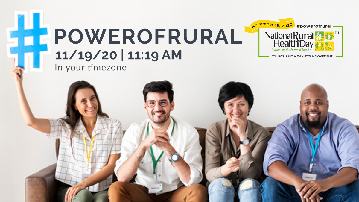 NOSORH's tweet photo. Okay Central Time Zone...time to trend! #PowerofRural https://t.co/nvCIEIyZWE