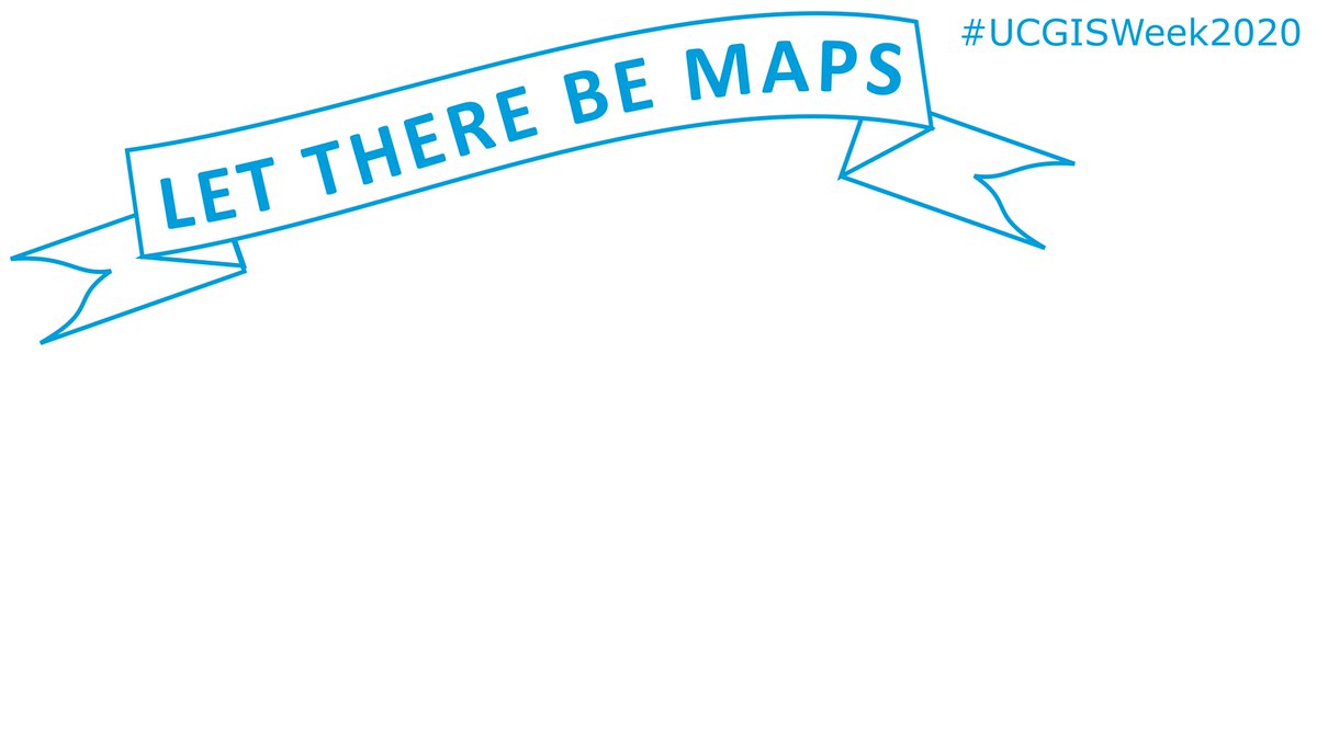 _ucgis's tweet image. Virtual background-Let there be maps!  #UCGISWeek2020.