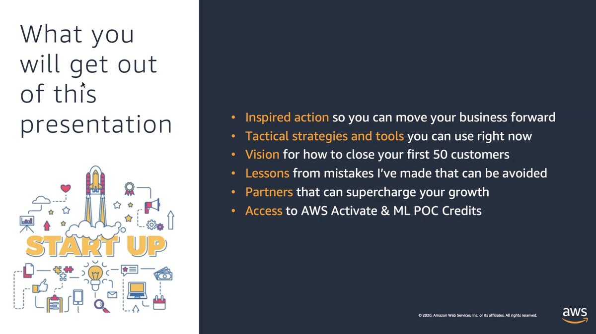 TMLS_TO's tweet image. @arsenari, Senior Business Development Manager - AI/ML &amp;amp; VC, @awscloud is currently breaking down the start-up process!

Although there are many challenges that startups will face, Ari provides his past experiences to navigate you towards the optimal solution. 
#TMLS2020