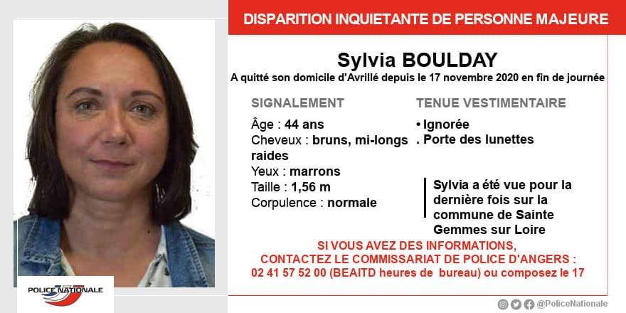 Angers's tweet photo. La @PoliceNationale #Angers [#DisparitionInquiétante] Sylvia a disparu depuis le 17 novembre 2020 en fin d'après-midi, merci de partager avec le plus grand nombre. https://t.co/n4Wu0rJZ65