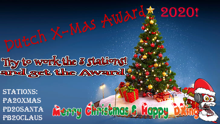 PD8DX's tweet photo. This year we will be active as PD20SANTA, PA20XMAS AND PB20CLAUS! Work at least 2 stations and get the Award! more info on https://t.co/omjm18ct93.  #hamradio #xmas #radioismagie #2020 https://t.co/f6DHNoTJtE https://t.co/35Jc2yaNEJ