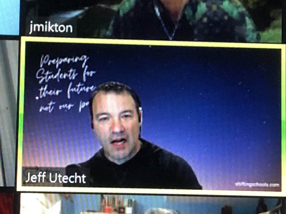 AshleyKSawyer's tweet image. Always love learning from my pal @jutecht. Whichever type of teaching and learning is taking place, we must be intentional with our structures and choice for staff and students. #ISLloft