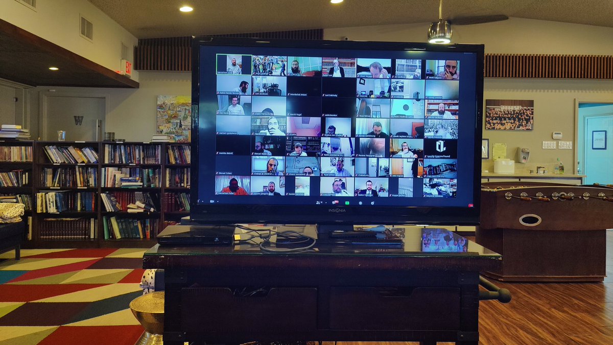 Over 1,000 <a href="/Chabad/">Chabad.org</a> Rabbis for over 100 hours continuing their International conference on the <a href="/GWR/">Guinness World Records</a> longest @zoom_us from six continents.