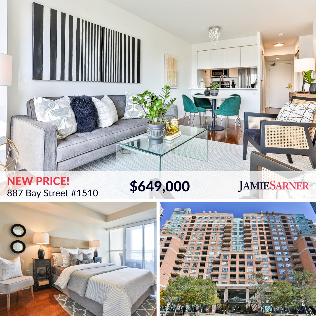 PRICE REDUCED FOR 887 BAY STREET #1510! Fantastically renovated 1-bdrm suite, located in the heart of the Bay Street Corridor. The west-facing view is sun-drenched with two walk-outs to the covered and private balcony. buff.ly/3oCVo3i