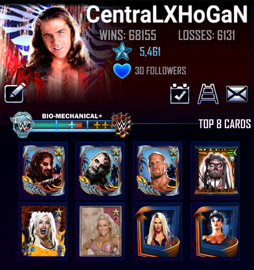 Hoganisking's tweet photo. Looking for a team that will grind, New Season and im trying to put all efforts in. Ill hit requirements and always max tbg #WWESuperCard https://t.co/qxgqidKnEu