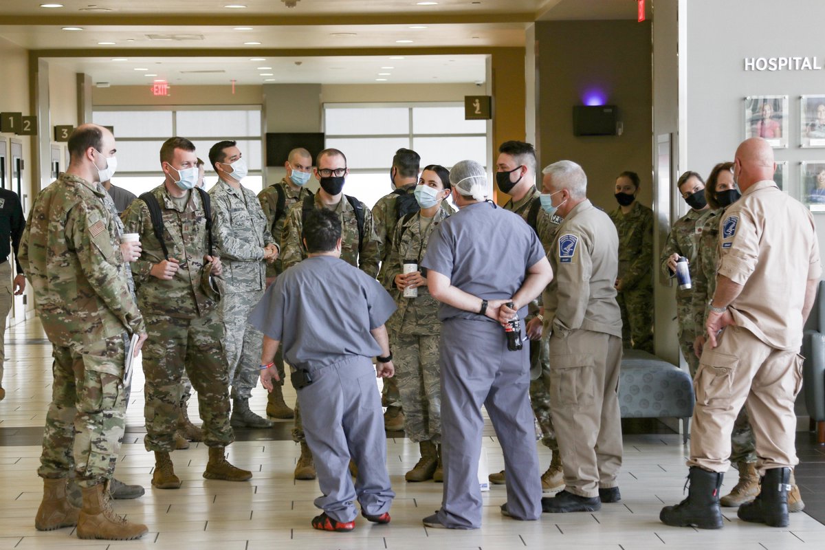 1stAF's tweet photo. Caring for @usairforce Airmen who are supporting @USNorthernCmd COVID-19 efforts is a priority for #1stAF.

https://t.co/r4aYCM6wRO https://t.co/6kMyEDAKP4