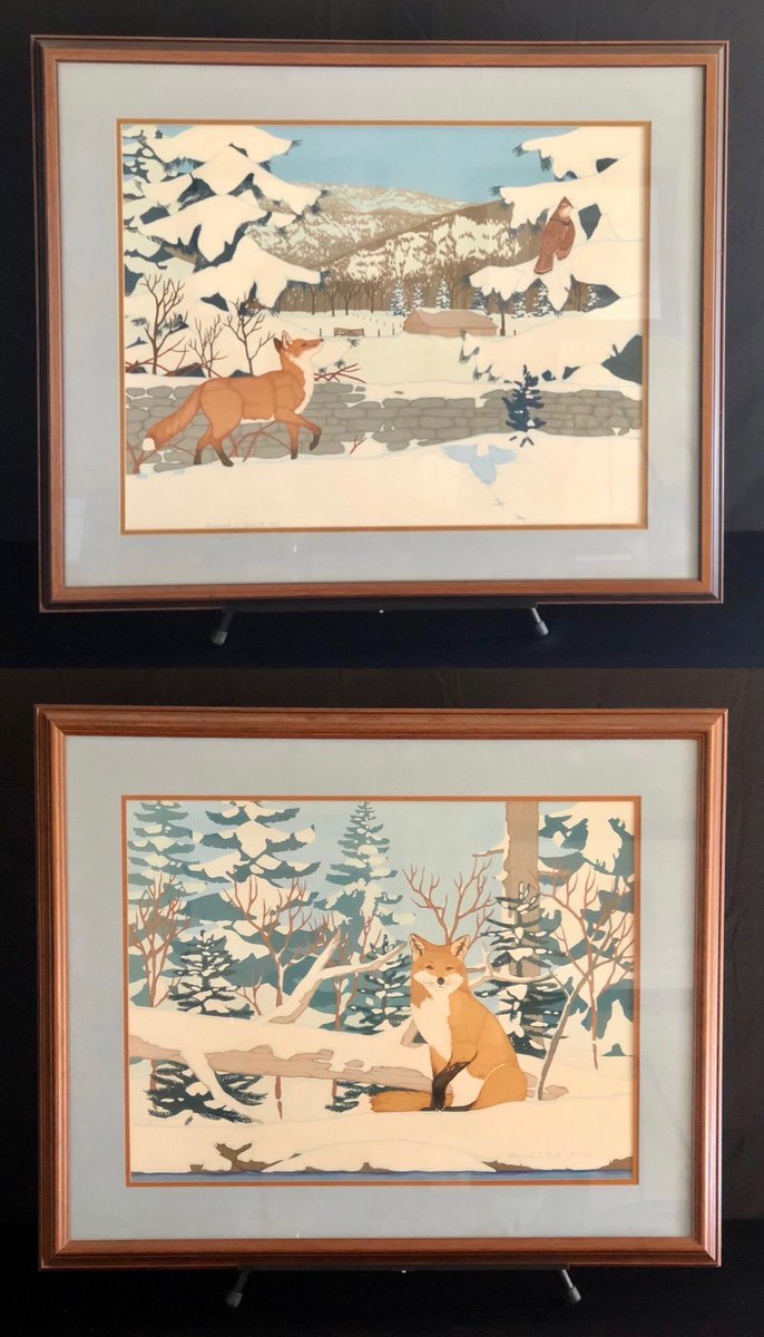 CRMCFoundation's tweet photo. Matching set of 2 prints from Bernard Scott. Support our icu by placing a bid: https://t.co/Fn6mKlJLbn https://t.co/HBg8hVL4ZS