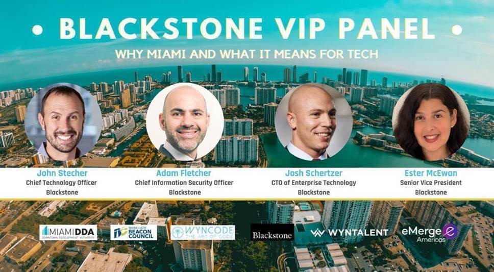 downtownMIA's tweet photo. 👋We’re live Tweeting today’s virtual event with @Blackstone exploring why the #privateequity firm is opening a new office in #DowntownMiami – and what it means for our local #tech #finance and #business scene. Follow along...! https://t.co/snTGXvUuGj