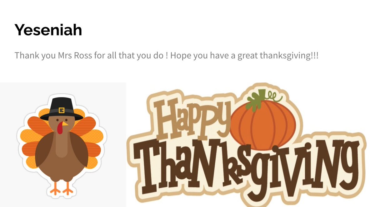 mkevil23's tweet photo. Today, for American Education Week, we honor our Support Staff for all they do!  Thank you to Ms. Ross for everything she does... we took a moment to recognize Ms. Ross in class today with our "virtual thank you card".  @D23MacArthur #MAChasPRIDE https://t.co/VcdVqdTu8b