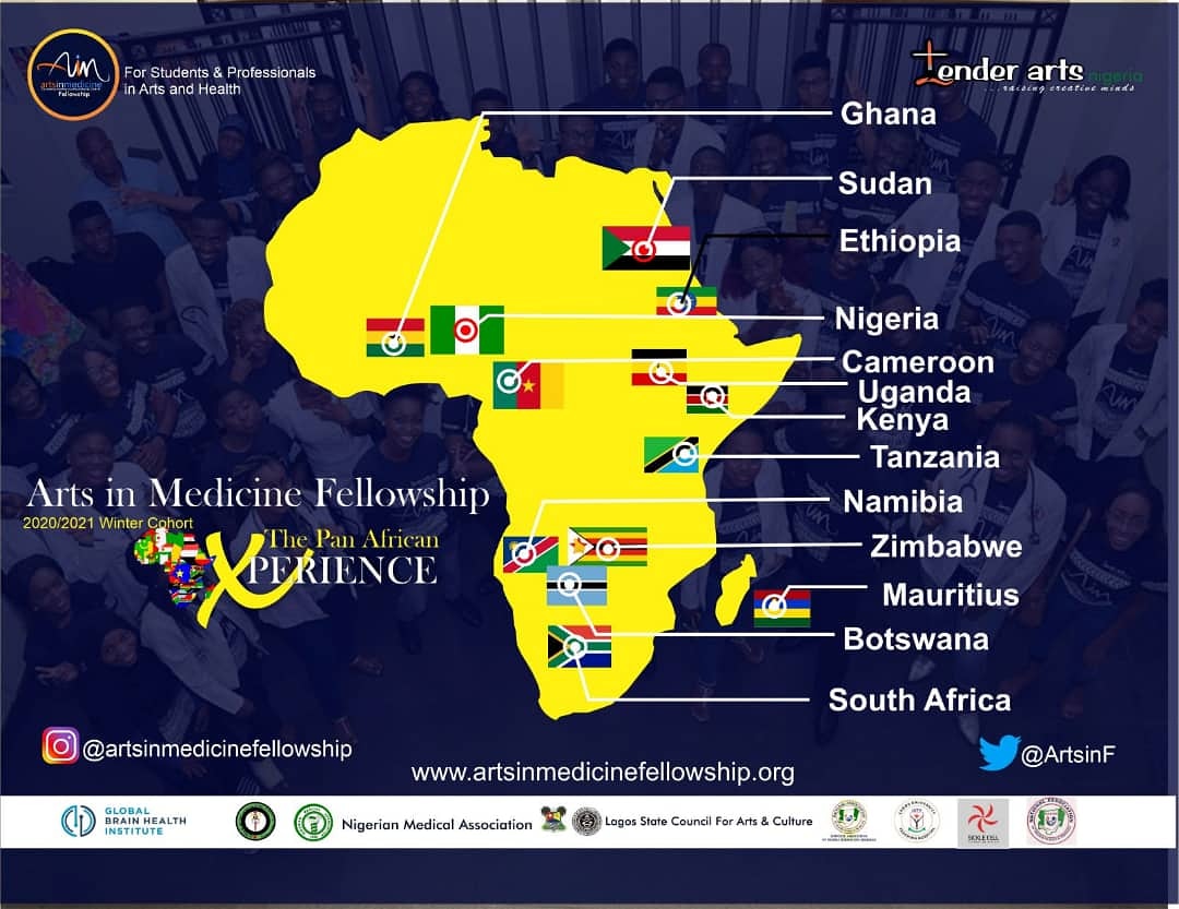 AIMprojectng's tweet photo. Congratulations to our new Fellows from all over Africa!! We welcome you to the largest Arts in health network in Africa🎉
We have 200 fellows from Uganda, South Africa, Tanzania, Zimbabwe, Ghana, Cameroon, Ethiopia, Sudan, Mauritius, Botswana and all over Nigeria!!!
#aimfafrica https://t.co/FcVq6bmuR1