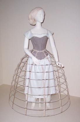 A crinoline is a stiff or structured petticoat designed to hold out a woman's skirt, popular at various times since the mid-19th century.