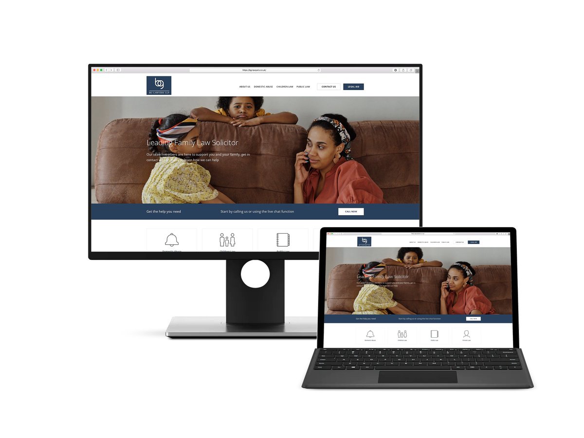 New website completed for a London family law firm. The client wanted a professional and easy to navigate website that worked well on mobile.