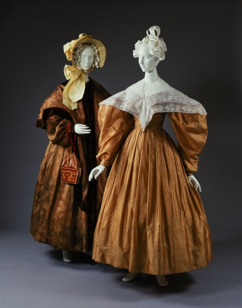 But beginning in the late 1820s and 1830s, skirts began to swell again.