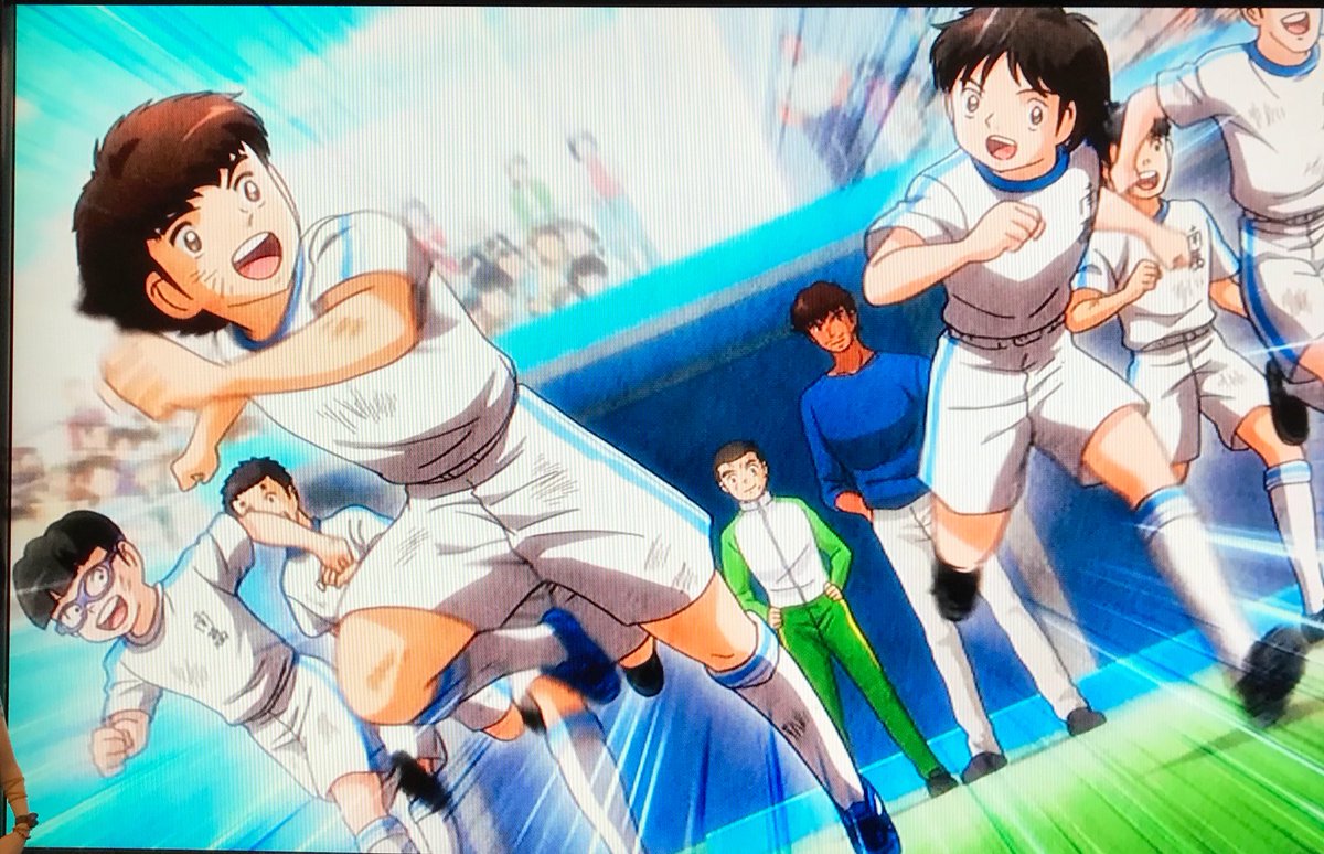 JujutsuAnime's tweet photo. ⚽️The CAPTAIN TSUBASA reference tho!!⚽️

The way Geto and Mahito were playing soccer/football running down the field calling to each other with a "Geto-KUN!" and "Mahito-KUN!" was definitely a nod to one of the all time great SJ series!😂

#JujutsuKaisen #CaptainTsubasa #呪術廻戦 https://t.co/un61vCIRRy