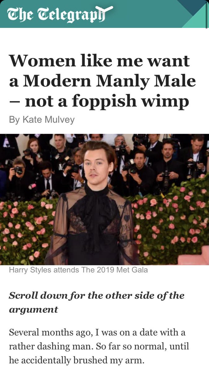 J_Thomas2018's tweet photo. I never use Twitter (mainly because I don’t know how). @Telegraph  allowing this article to be shown on Snapchat of all places, where young men will see it disgraces me. “men shouldn’t cry in public” we are supposed to be advocating male mental health awareness not degrade it. https://t.co/q8iWuOHoNU