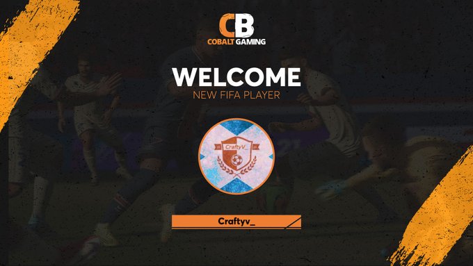 EsportsCobalt's tweet image. Introducing @Craftyv_ 

As our new FIFA Comp player.

You can also find his streams here: 

twitch.tv/craftyv_
 #cB