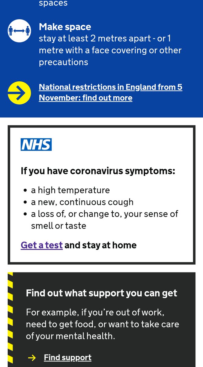  @NHSCOVID19app Can you please help make the self Isolation rules clearer ?Link from your app (to  http://Gov.UK&nbsp; page) says as below - there is NO mention of YOU AND YOUR HOUSEHOLD SHOULD SELF ISOLATE WHILE AWAITING A SWAB RESULT  @doctorshaib  @BWDDPH  @jim_reed