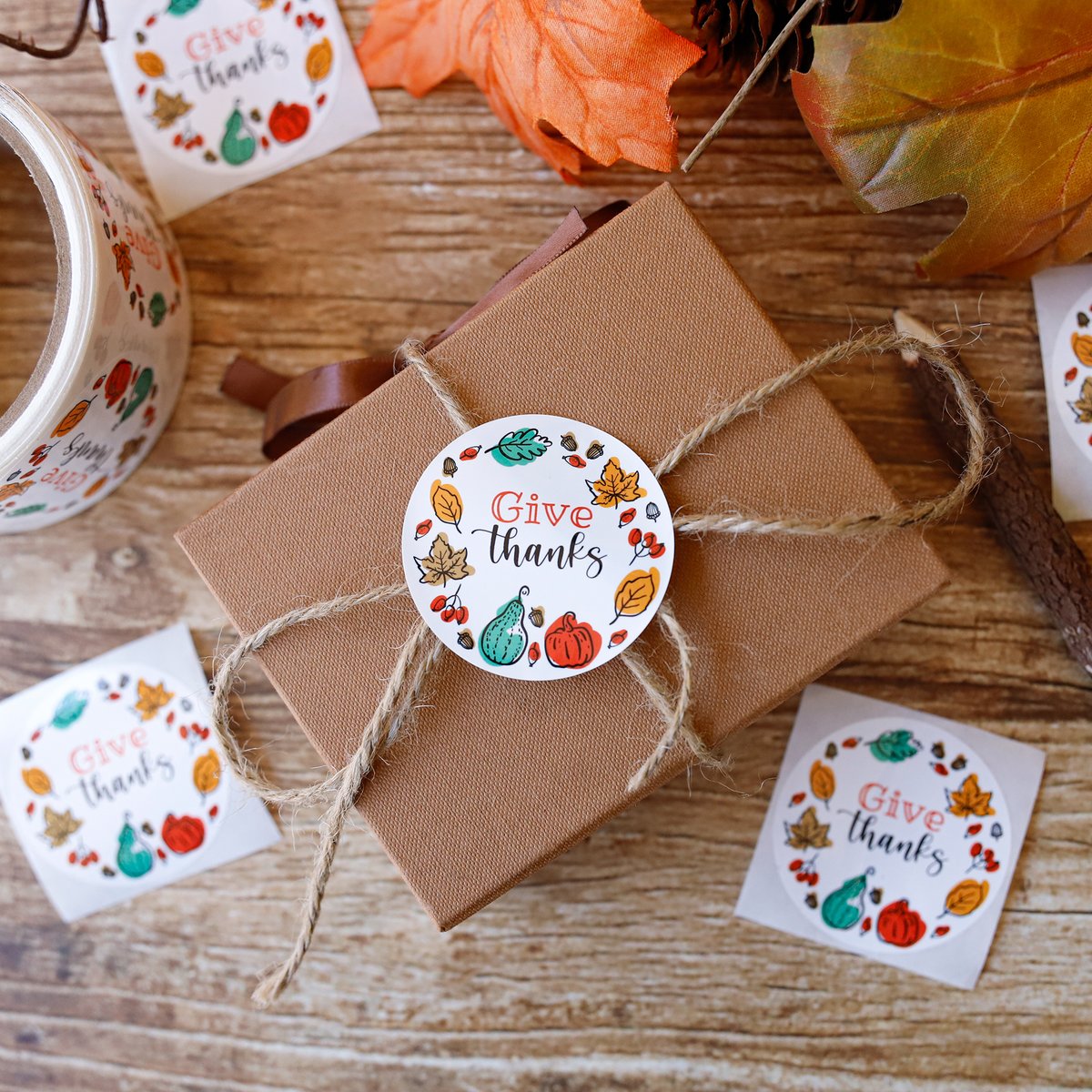 GotPrint's tweet photo. "What if today, we were just grateful for everything?" — Charlie Brown Add a personal touch to your packaging or gifts this season with customizable Roll Labels
—⁠
#GotPrint #thanksgiving #givethanks #thanksgiving2020 #thanksgivingstickers   #printisnotdead #smallbusinesstips https://t.co/8XflQ7BkDS