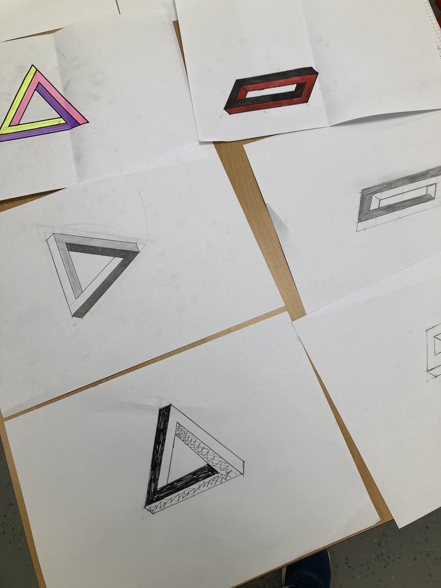 Mathlete_RC's tweet image. Thank you @c0mplexnumber, your drawing impossible objects lesson was perfect for a stressed year 11 class in the middle of mocks who just needed a break and to use their mind in a different way. I thoroughly enjoyed taking the time to do it too! 😊